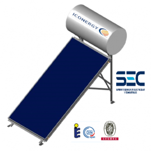 Colector Placa Plana 150L Indirecto Certificado