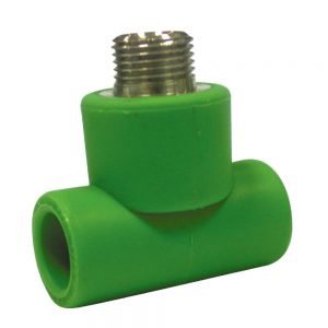 Tee He 20x1/2"x20mm ppr